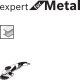 Fbrov brsny kot R444 Bosch Expert for Metal, 115 mm, P 100