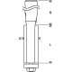 Zarovnvacia frza Bosch Expert, dvojnoov, D 12.7 mm (G84)