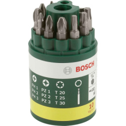 Bosch Promoline 10-dielna sprava skrutkovacch hrotov, typ 1