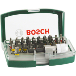 32-dielny set skrutkovacch hrotov Bosch s farebnm odlenm