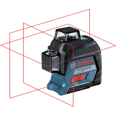 Lniov laser Bosch GLL 3-80, kufor