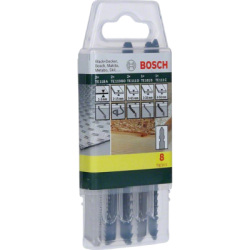 Set 8 ks plovch listov Bosch na drevo/kov/plasty, "T" stopka