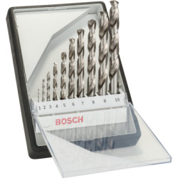 Vrtky do kovu Bosch Robust Line HSS-G, 135, 10-dielna sprava