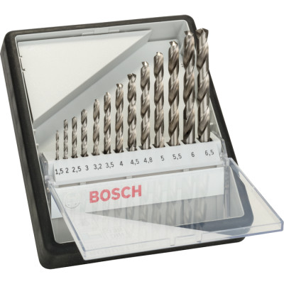 Vrtky do kovu Bosch Robust Line HSS-G, 135, 13-dielna sprava