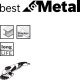 Fbrov brsny kot R574 Bosch Best for Metal, 125 mm, P 24
