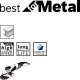Fbrov brsny kot R774 Bosch Best for Metal, 125 mm, P 80