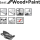 Brsne psy X440 Bosch Best for Wood and Paint, 75x533 mm, P 80, 3 ks