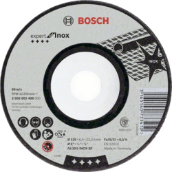 Obrusovac kot Bosch Expert for Inox, pr. 125 mm