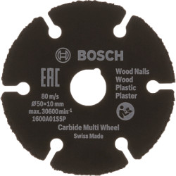 Viacelov kot Bosch Carbide Multi Wheel, pr. 50 mm