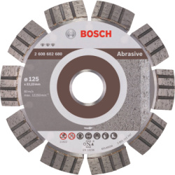 Diamantov kot 125 mm, Bosch Best for Abrasive