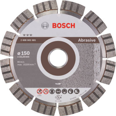 Diamantov kot 150 mm, Bosch Best for Abrasive