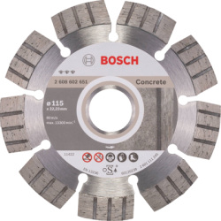 Diamantov kot 115 mm, Bosch Best for Concrete