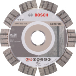 Diamantov kot 125 mm, Bosch Best for Concrete