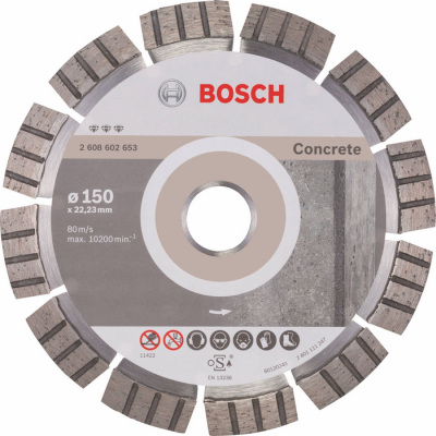 Diamantov kot 150 mm, Bosch Best for Concrete