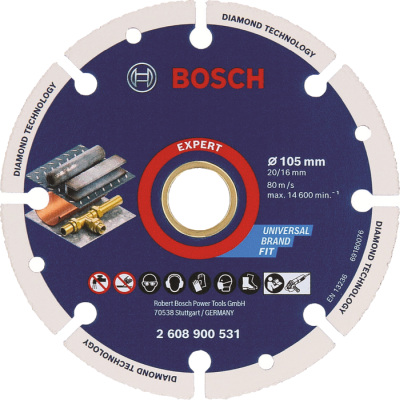 Diamantov kot Bosch EXPERT Diamond Metal Wheel 105 mm