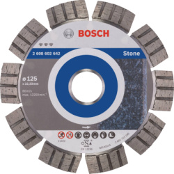 Diamantov kot 125 mm, Bosch Best for Stone