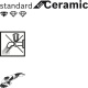 Diamantov kot 125 mm, Bosch Standard for Ceramic