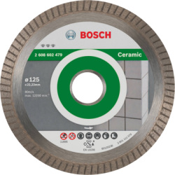 Diamantov kot 125 mm, Bosch Best for Ceramic ExtraClean Turbo