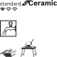 Diamantov kot 200 mm, Bosch Standard for Ceramic