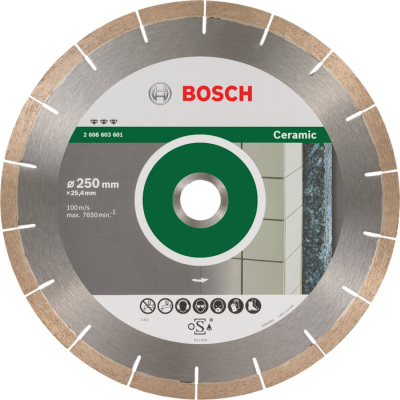 Diamantov kot 250 mm, Bosch Best for Ceramic and Stone