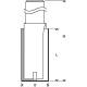 Drkovacia frza Bosch, nadmern dka, D 30 mm