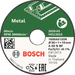 Rezac kot Bosch Expert for Inox rovn, pr. 50 mm, 3 ks