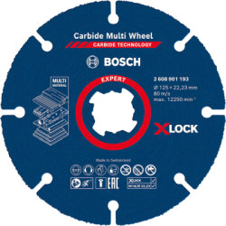 Viacelov kot Bosch EXPERT X-LOCK Carbide Multi Wheel 125 mm