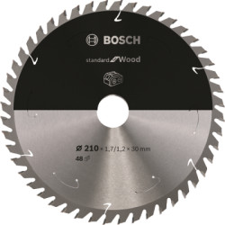 Plov kot Bosch Standard for Wood, 210 mm, 48 zubov