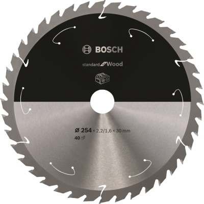 Pílový kotúč Bosch Standard for Wood, 254 mm, 40 zubov