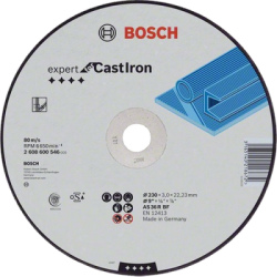 Rezac kot Bosch Expert for Cast Iron rovn, pr. 230 mm
