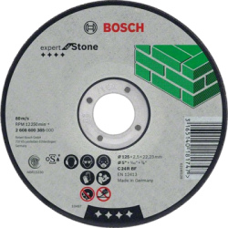 Rezac kot Bosch Expert for Stone s prielisom, pr. 125 mm
