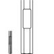 Sek Bosch lopatkov, upnanie eshran 19 mm, L 450 mm