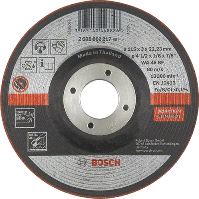 Obrusovac kot Bosch, semiflexibiln, Vibration Control, pr. 115 mm