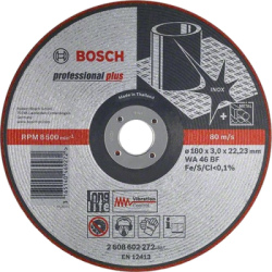 Obrusovac kot Bosch, semiflexibiln, Vibration Control, pr. 125 mm