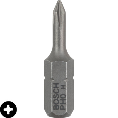 Skrutkovac hrot Bosch Extra Hart PH0, L 25 mm, 3 ks