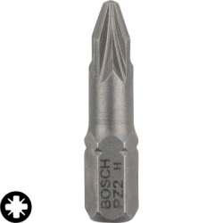 Skrutkovac hrot Bosch Extra Hart PZ2, L 25 mm, 10 ks