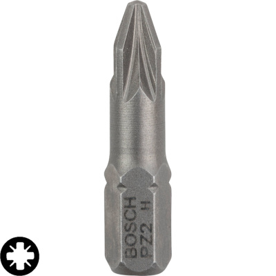 Skrutkovac hrot Bosch Extra Hart PZ2, L 25 mm, 100 ks