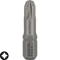 Skrutkovac hrot Bosch Extra Hart PZ3, L 25 mm, 3 ks