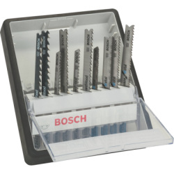 10-dielna súprava pílových listov Bosch Robust Line WoodandMetal