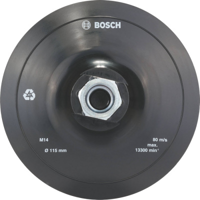 Tanier s velkronovou vrstvou Bosch na brsne listy, 115 mm