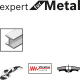 Vejrovit kot X551 Bosch Expert for Metal, prielis, 125 mm, P 40