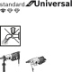 Diamantov vtacie korunky 1/2", Bosch Standard for Universal, 5-dielna sprava