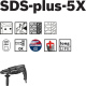 Vrtk do betnu Bosch SDS-plus-5X, pr. 5,5 mm, L 460 mm