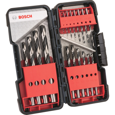 Vrtky do kovu Bosch HSS PointTeQ, 18-dielna sprava Toughbox