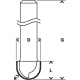 liabkovacia frza Bosch, D 12 mm
